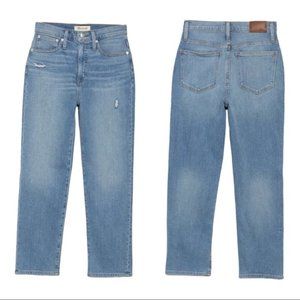 Madewell Classic Ankle Crop Straight Jeans